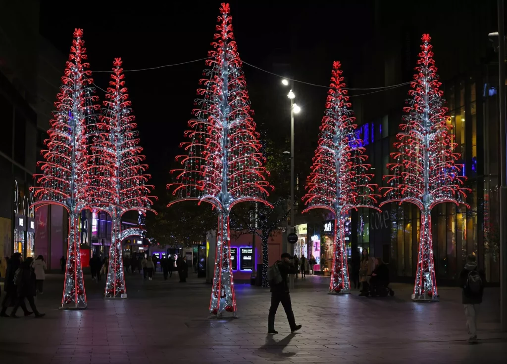 Liverpool ONE Christmas 2025 Lights