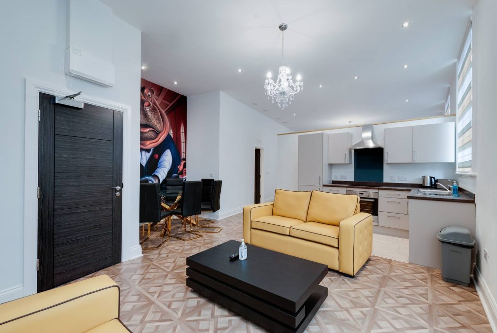 Interior of Temple Court Cavern Quarter Apartments Liverpool