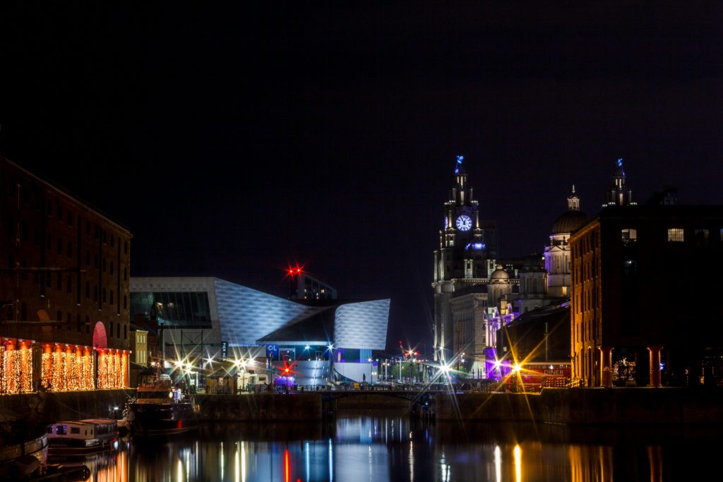 Liverpool Nightlife Skyline