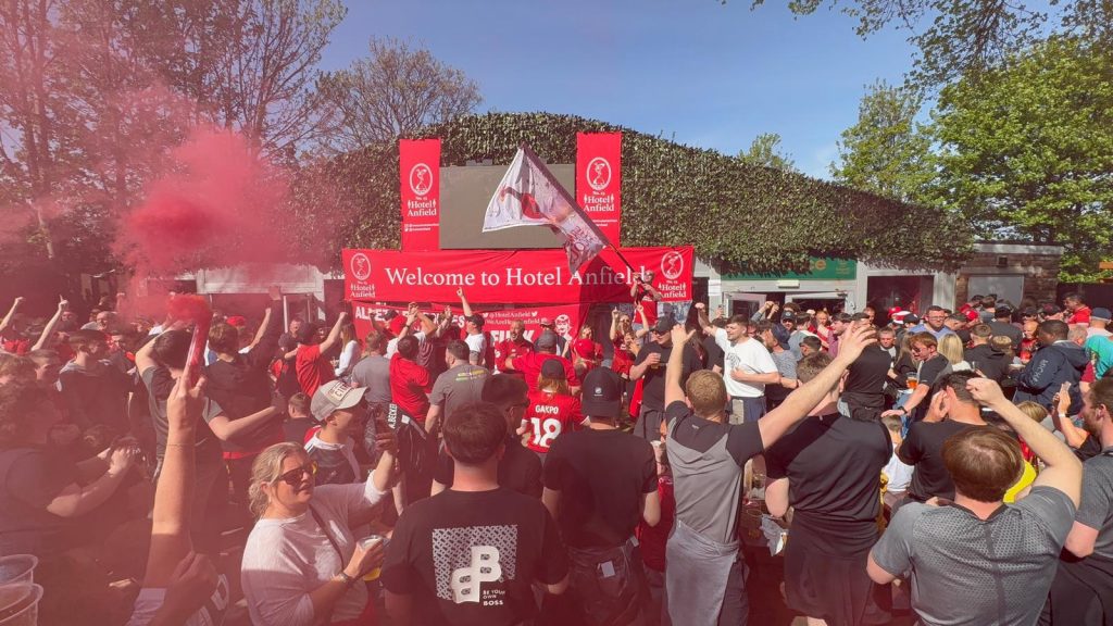 Hotel Anfield on Anfield Road next to Anfield Stadium