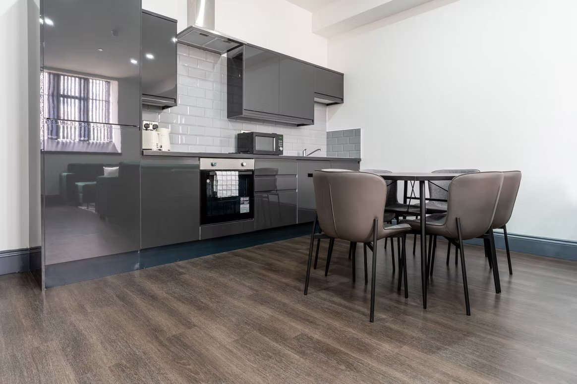 New Zealand House Apartment 8 Dining Area & Kitchen