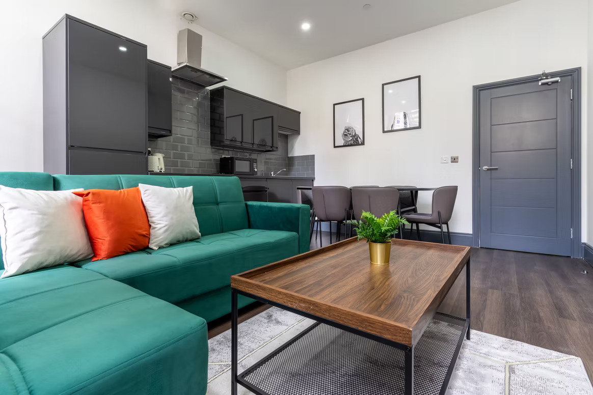 New Zealand House Apartment 1 Living Room