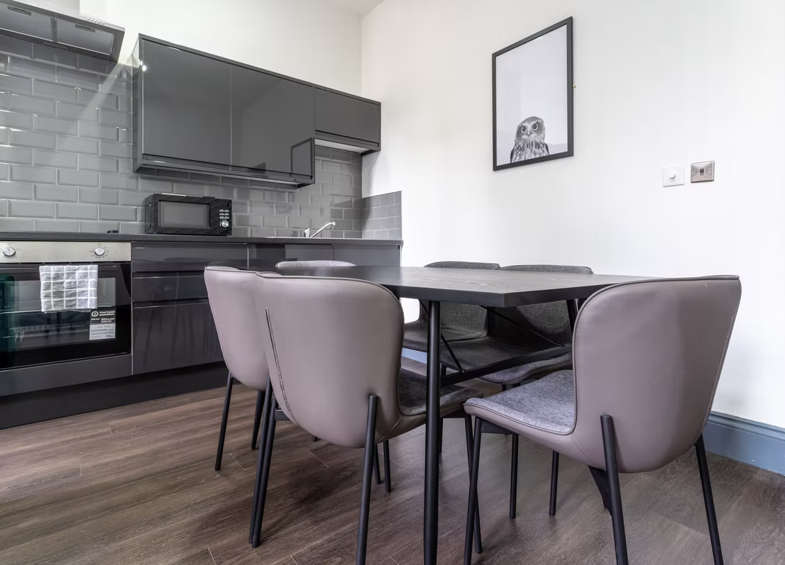 New Zealand House Apartment 3 Dining Area & Kitchen