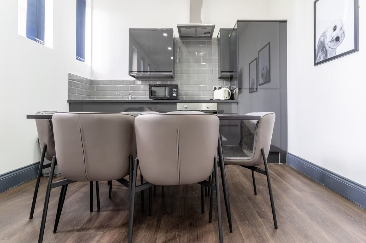 New Zealand House Apartment 9 Dining Area & Kitchen