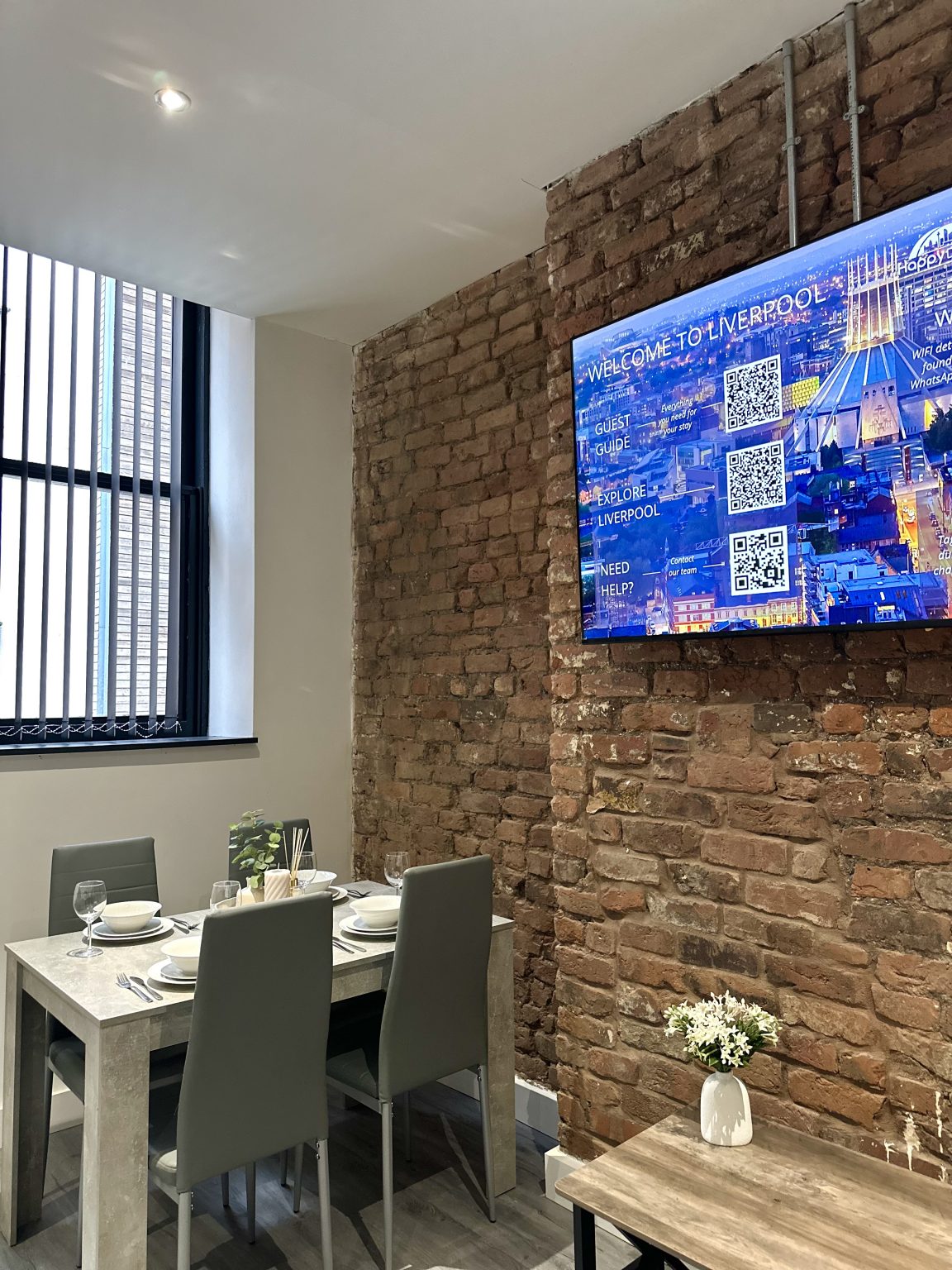 Cumberland Street Apt 2 TV and Sitting Area